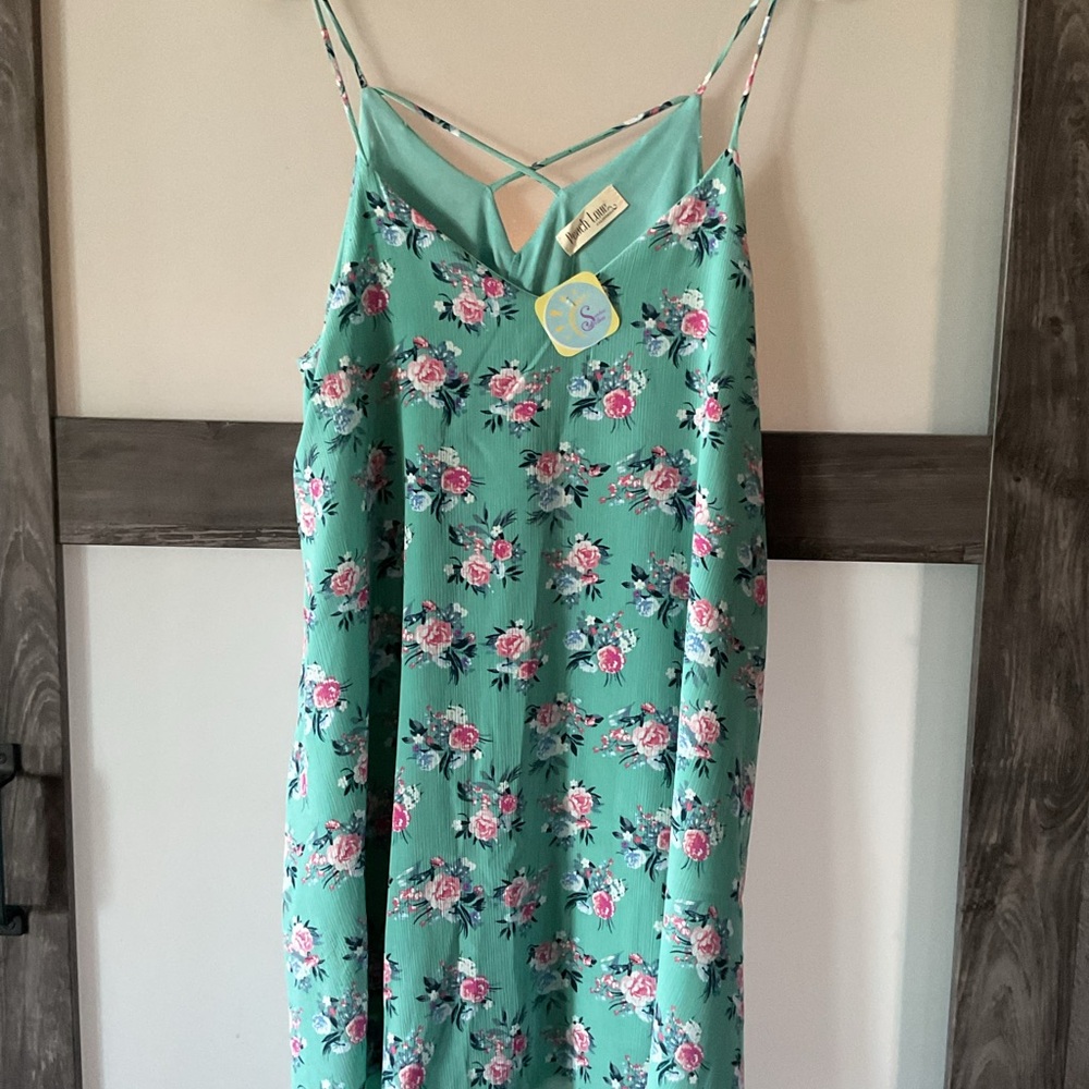 NWT- spaghetti strap sun dress - Picture 1 of 4